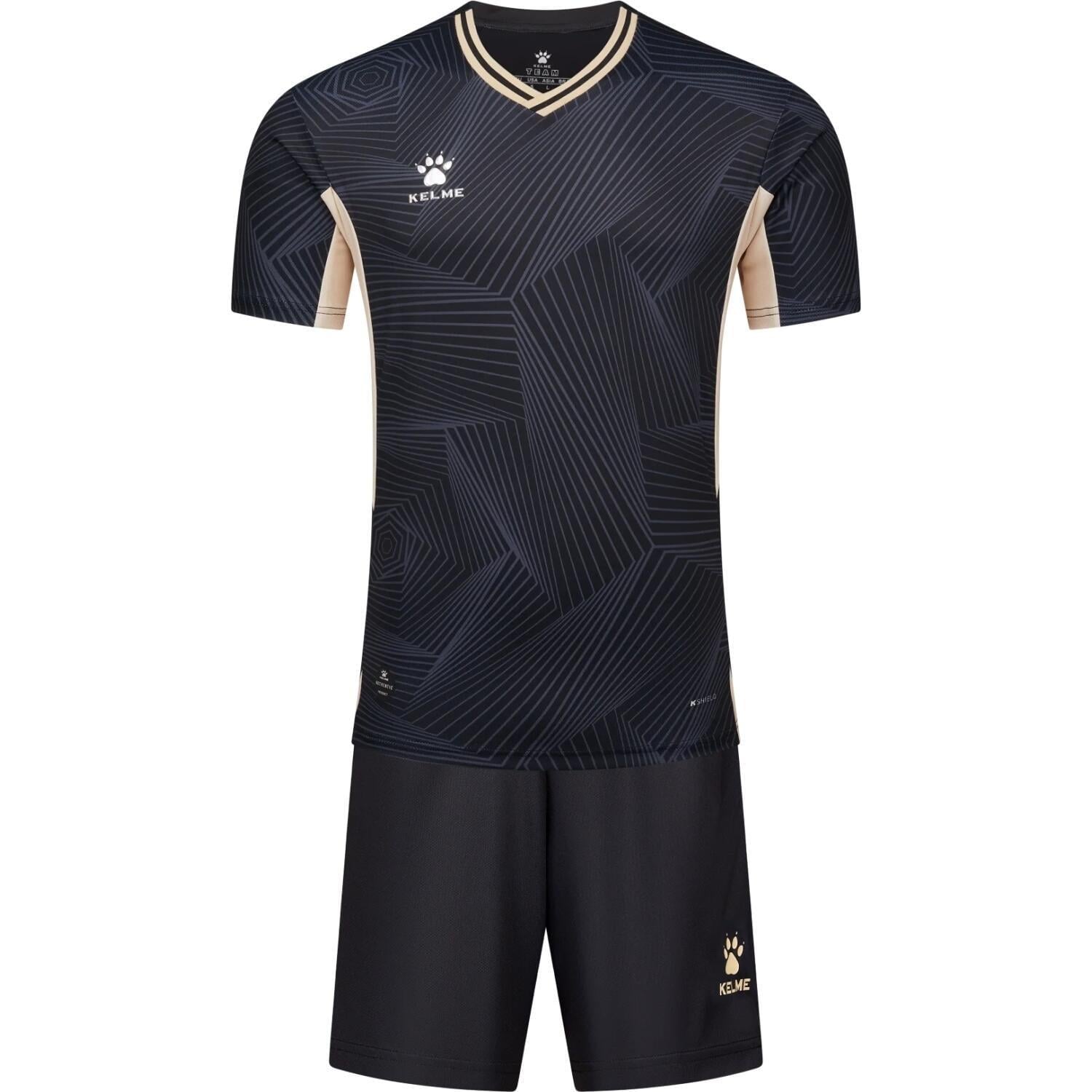Комплект футбольной формы Kelme AVILA S Черный (8451ZB1248.9000) Комплект футбольной формы Kelme AVILA S Черный (8451ZB1248.9000)
