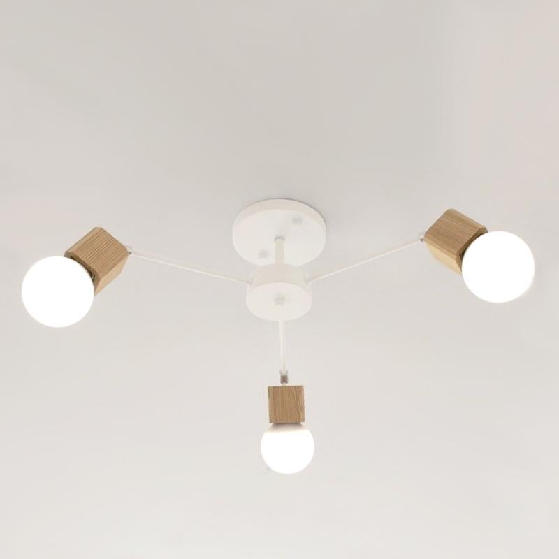 Люстра у скандинавському стилі Retro-3 Білий Люстра у скандинавському стилі Retro-3 Білий