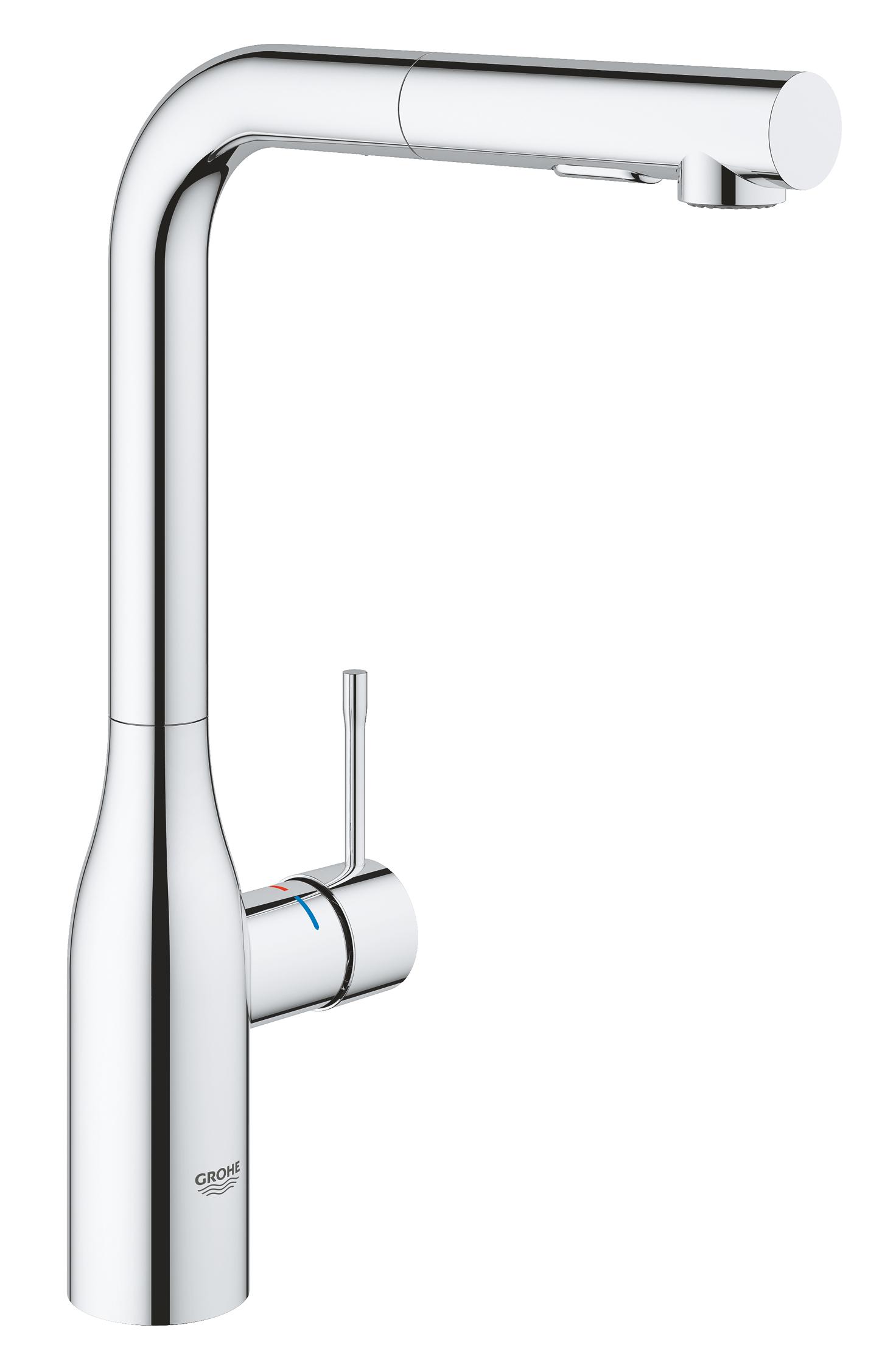 Змішувач для кухні Grohe Essence New з висувним виливом (30270000)