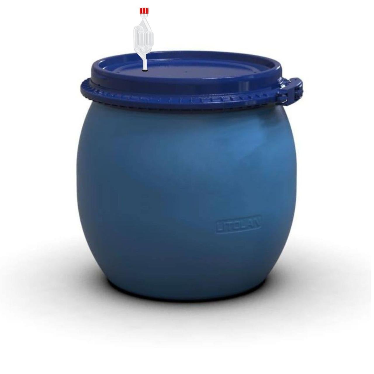 Бочка для брожения герметичная с винным клапаном S-образный 80 л - фото 1 Бочка для брожения герметичная с винным клапаном S-образный 80 л - фото 1