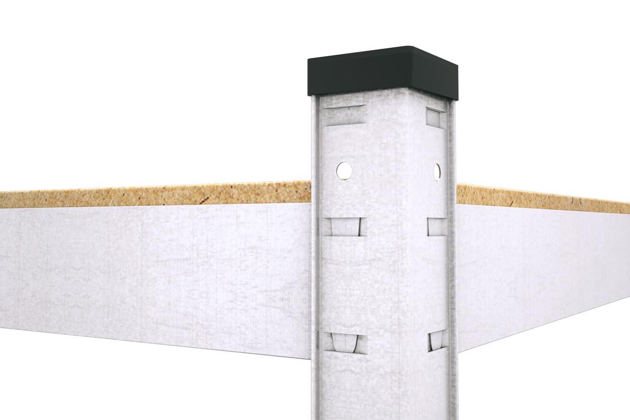 Стелаж Меткас Стандарт ОД 220 кг/полицю 5 полиць ДСП оцинкований металевий 1950x1200x600 мм (3DPanda-S195201206051) - фото 7 Стелаж Меткас Стандарт ОД 220 кг/полицю 5 полиць ДСП оцинкований металевий 1950x1200x600 мм (3DPanda-S195201206051) - фото 7