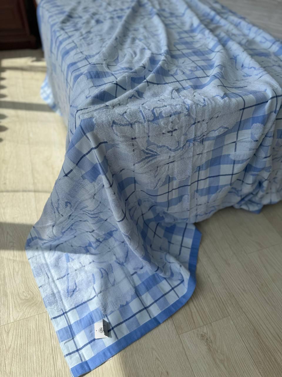 Простынь махровая хлопковая 180х200 см Голубой (П4К-m-prostin-001/2) Простынь махровая хлопковая 180х200 см Голубой (П4К-m-prostin-001/2)