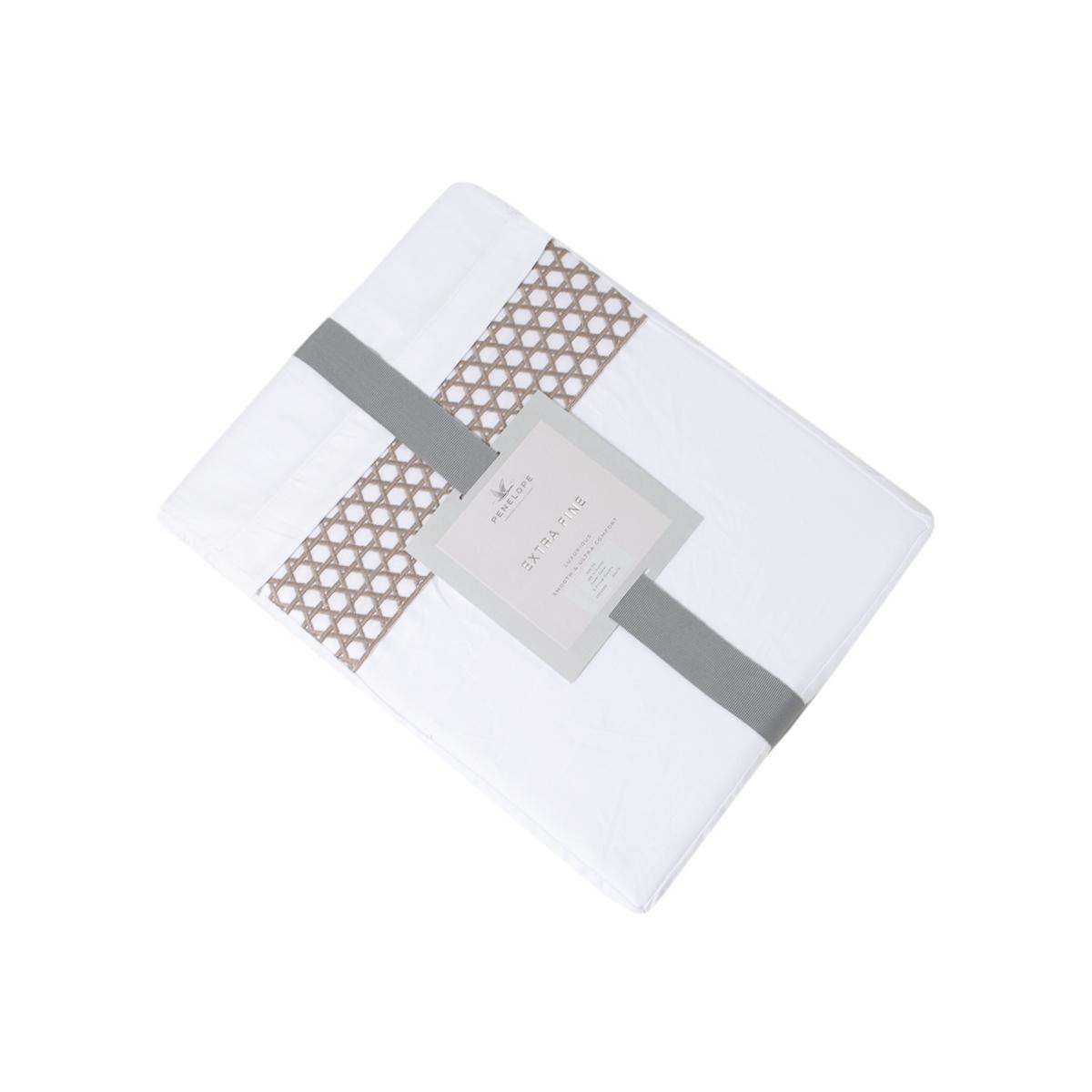 Підковдра з наволочками Penelope Regina 240x220/50x70 см 2 шт. Stone (svt-2000022346719) - фото 5 Підковдра з наволочками Penelope Regina 240x220/50x70 см 2 шт. Stone (svt-2000022346719) - фото 5