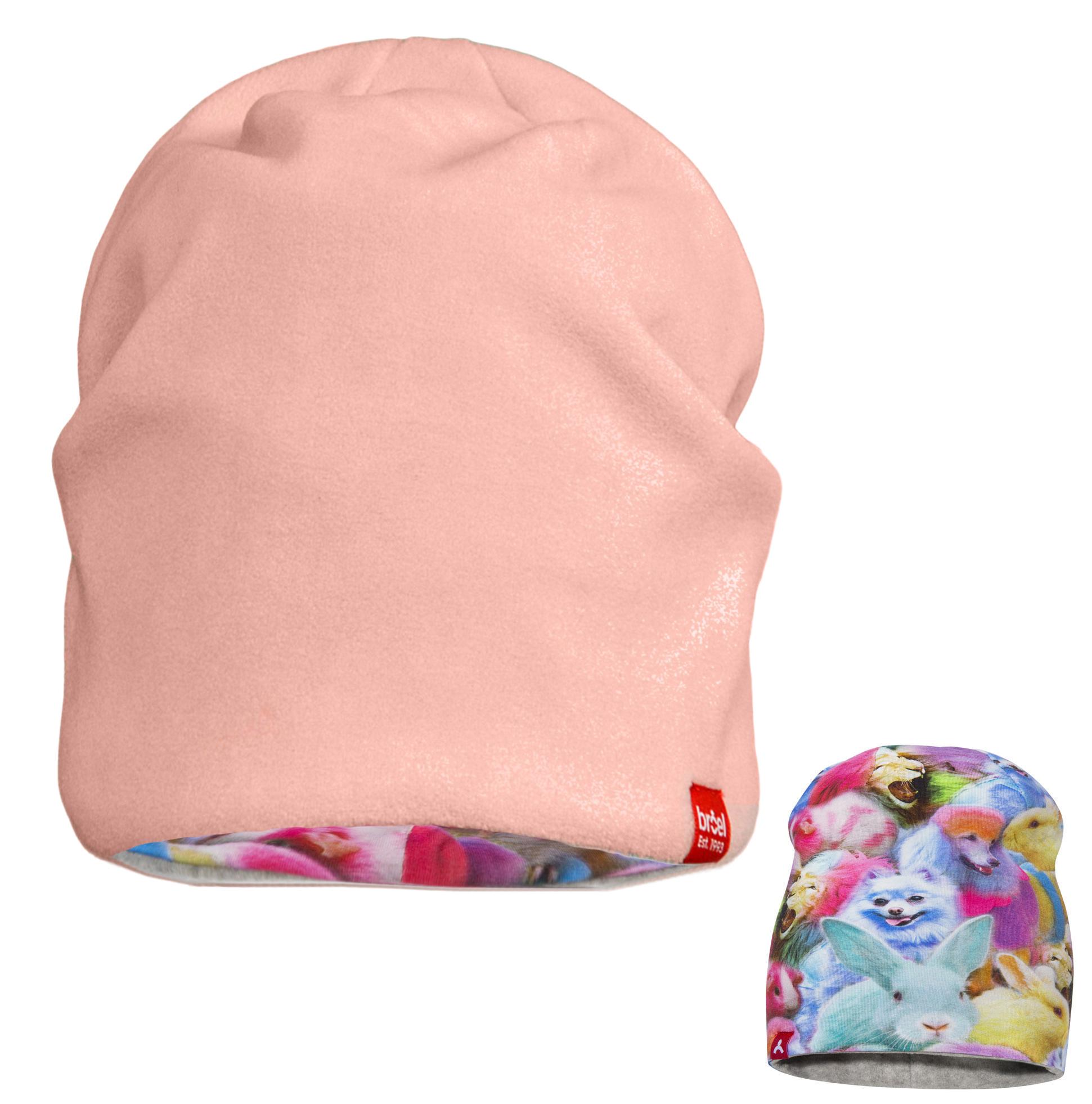 Шапка зимняя Broel р. 55 Персиковый (PIREA)