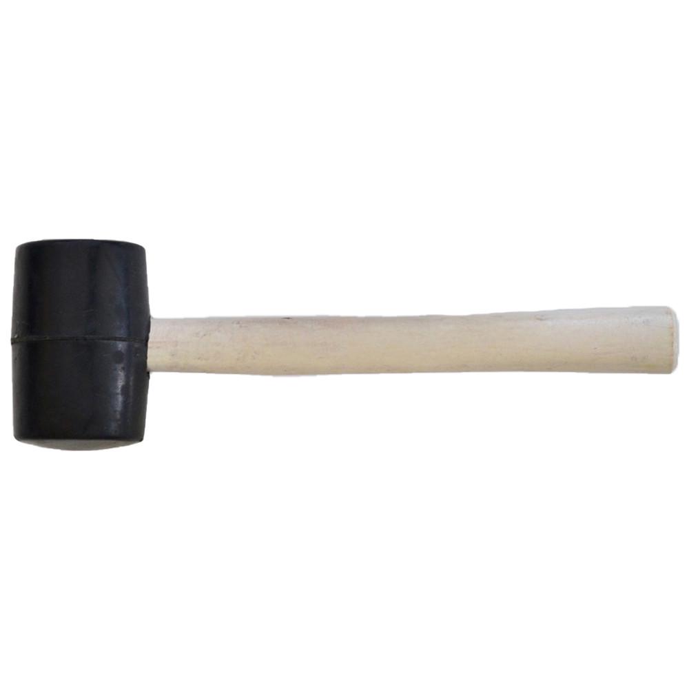 Киевлянка резиновая деревянная ручка 850 г 65 мм (739-002)