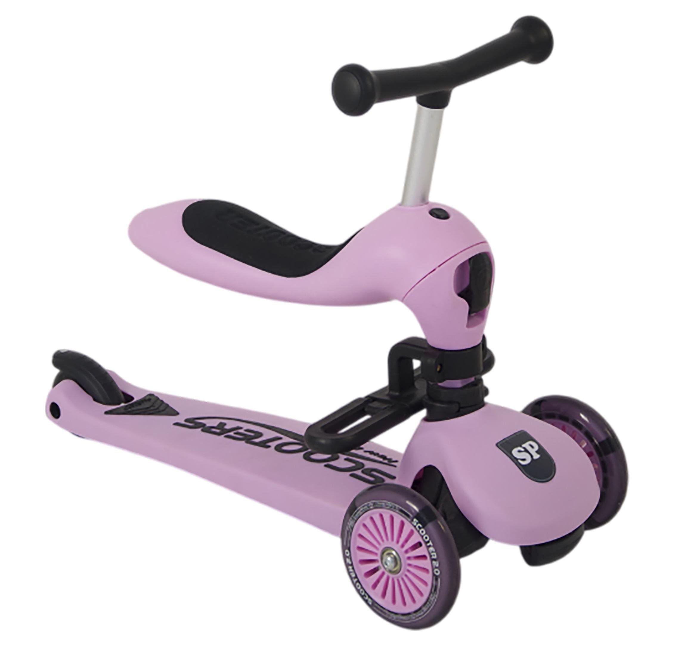 Самокат дитячий триколісний Spoko SP-322 2в1 Рожевий (6092)