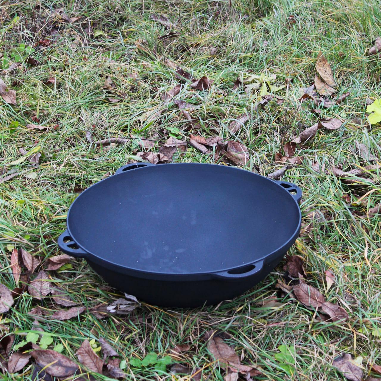 Котел чавунний азіатський з кришкою 22 л (23163004) - фото 5 Котел чавунний азіатський з кришкою 22 л (23163004) - фото 5