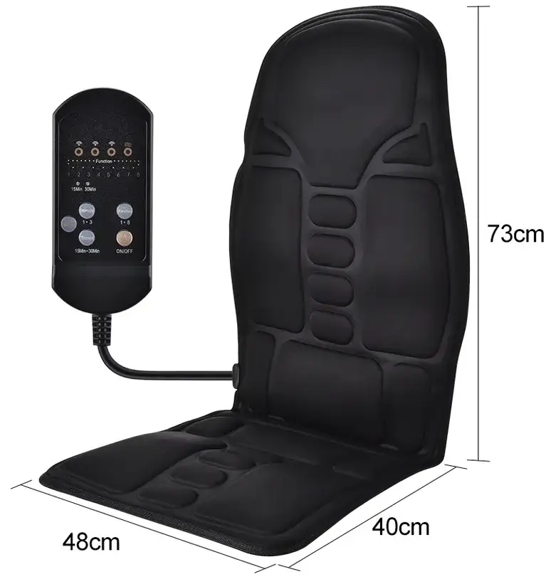 Масажна накидка з підігрівом Massage Cushion JB-100B 12/220V з пультом (22060829) - фото 7