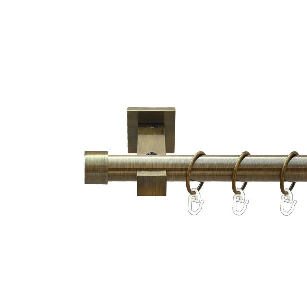 Карниз трубчатый Orvit заглушка однорядный 25 мм техно 240 см Антик (000-8560)