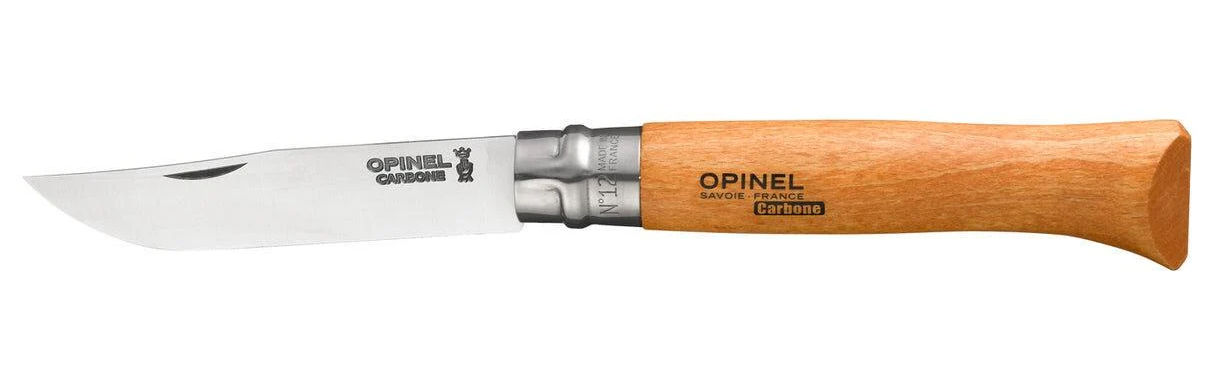 Нож складной Opinel №12 Tradition с двухсторонней заточкой Viroblock из ХС90 углеродистой стали (2465005823)