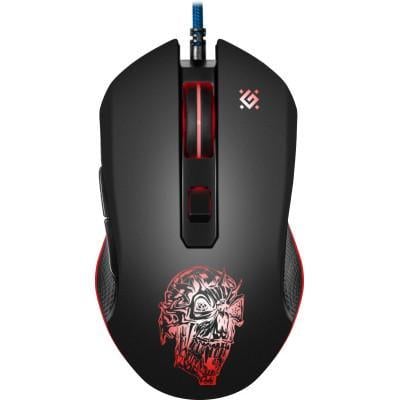 Компьютерная мышка игровая Defender Sleipnir GM-927 12800 dpi 6 кнопок и коврик Черный (36260652)