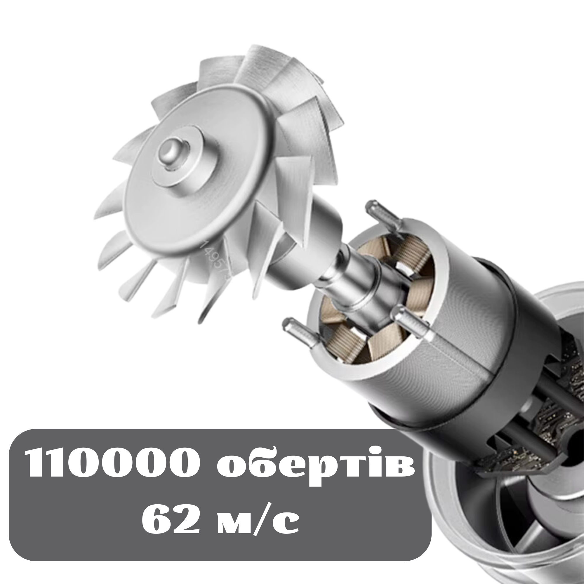 Фен для волосся MiJia H501 з іонізацією 62 м/с 1600 Вт White (23704459) - фото 10 Фен для волосся MiJia H501 з іонізацією 62 м/с 1600 Вт White (23704459) - фото 10