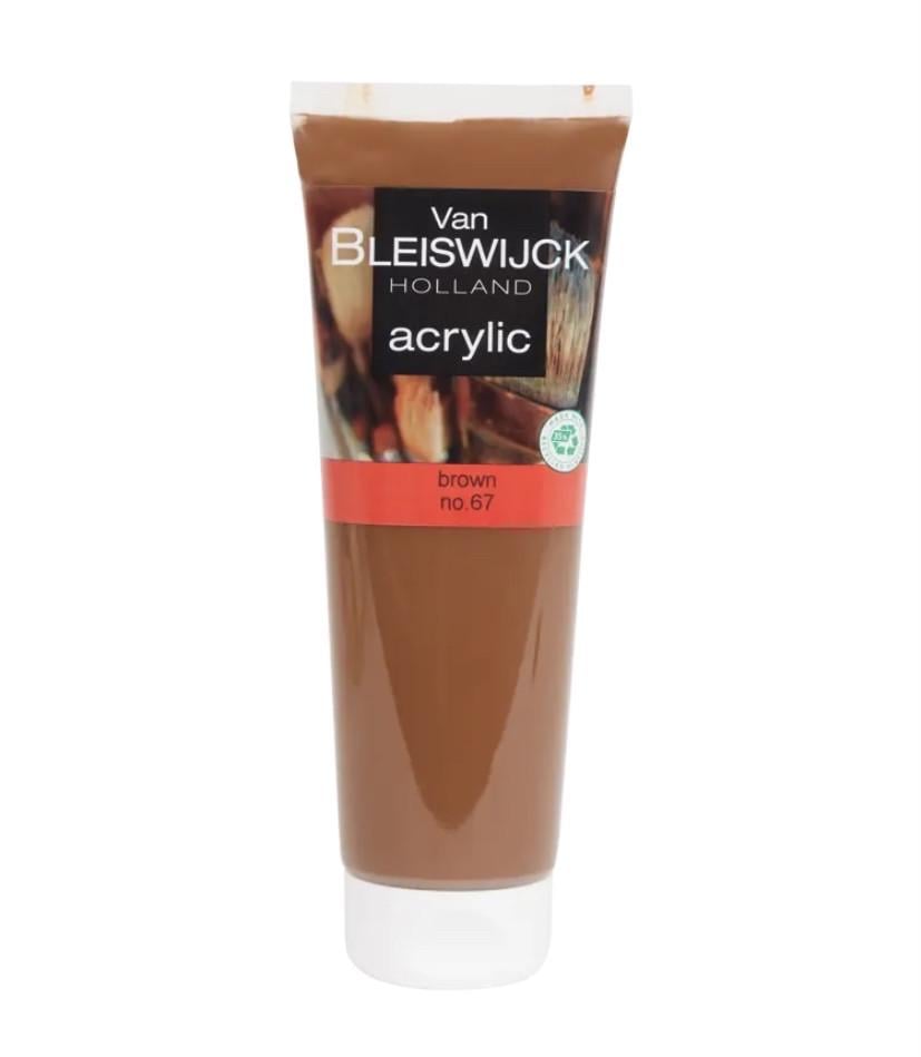 Акрилова фарба Van Bleiswijck 250 мл Коричневий (2587341827)