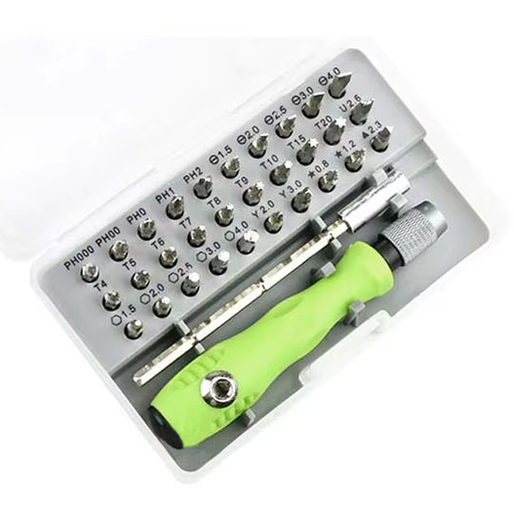 Отвертка цанговая BAKU BK-3035 с набором бит/прецизионные отвертки Transparent (110291-2) - фото 6