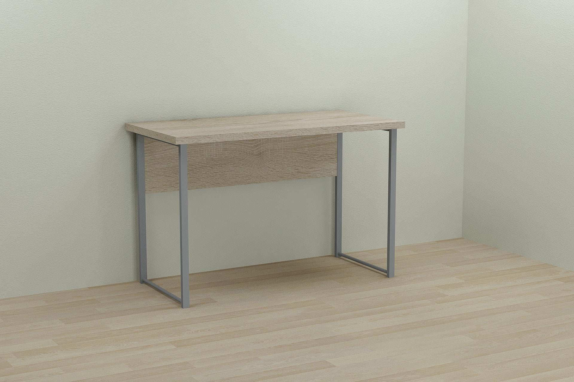 Стол компьютерный Ferrum-decor Курт ДСП 32 мм 75x140x70 см Серый/Дуб Сонома (FRD-101883)