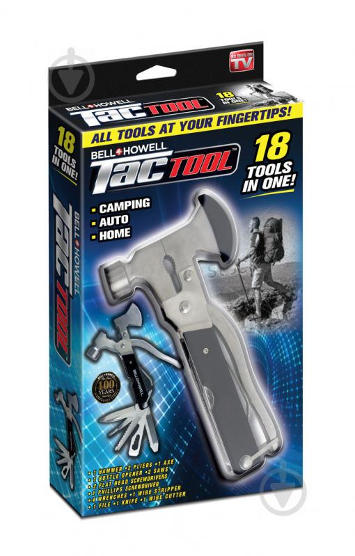 Мультитул As Seen On TV TacTool 18 в 1 Silver-Black (np2_6170) - фото 3