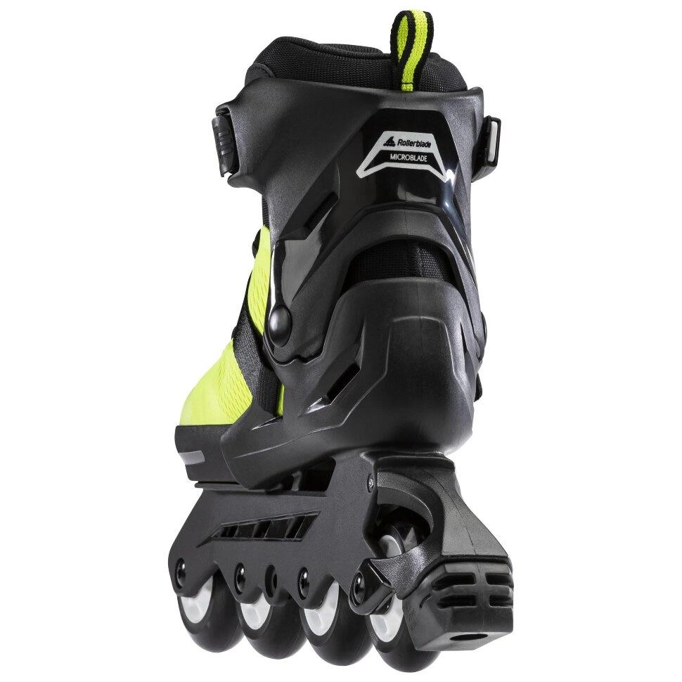 Ролики детские Rollerblade Microblade SE 2021 Neon Yellow/Black (Аopt.roliki14) - фото 3