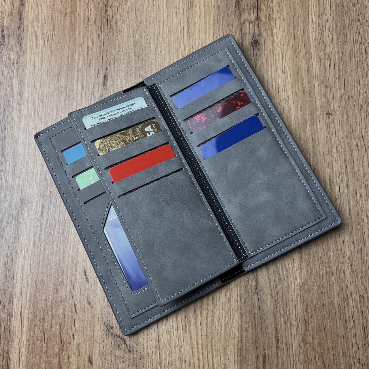 Гаманець Baellerry з монетницею Сірий (w024-4) - фото 6