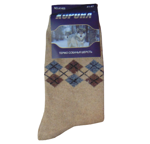 Термошкарпетки з собачої вовни Корона A1405 р. 41-47 Бежевий (1667524241) - фото 1 Термошкарпетки з собачої вовни Корона A1405 р. 41-47 Бежевий (1667524241) - фото 1