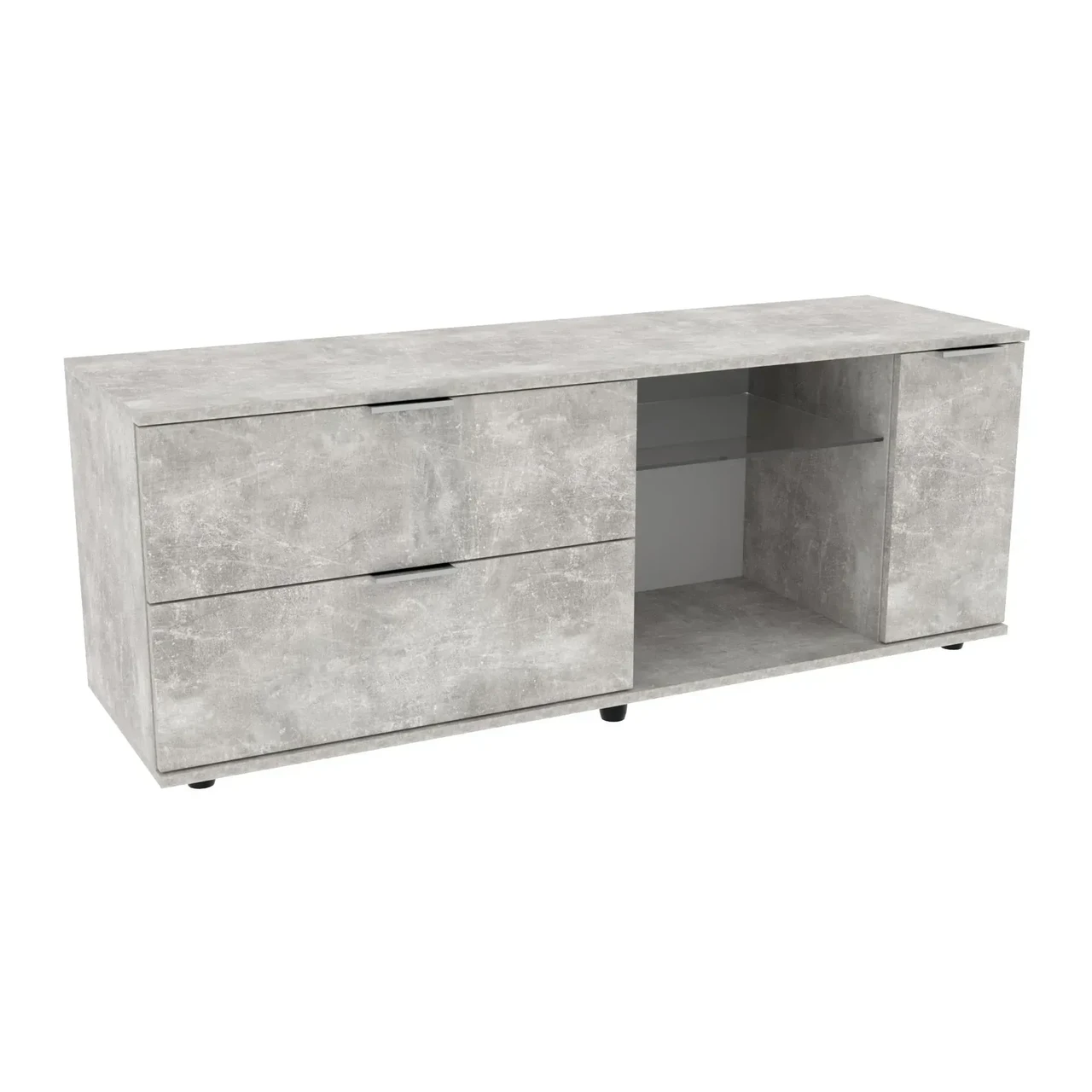 Тумба под TV Kontinent Ketrin К-9 140х42,5х53 см Бетон (85006252) - фото 1 Тумба под TV Kontinent Ketrin К-9 140х42,5х53 см Бетон (85006252) - фото 1