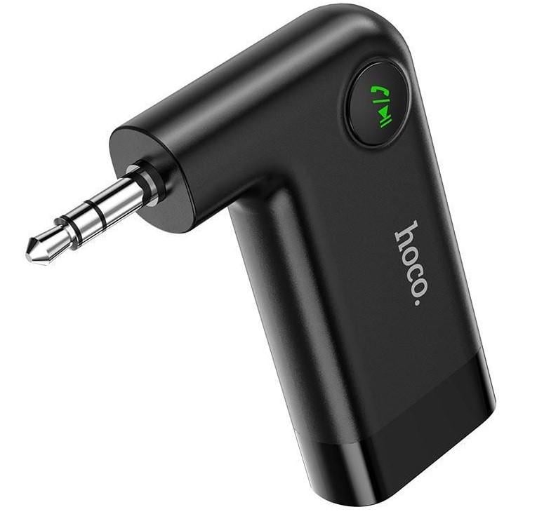 Аудиоадаптер AUX в авто Hoco E53 Чорний (8c7f16d3)
