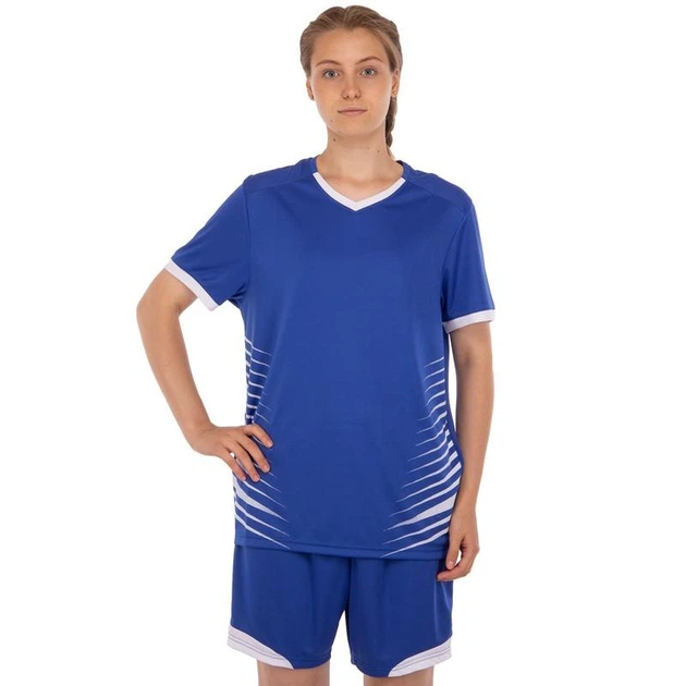 Форма футбольная комплект Lingo LD-5018 футболка и шорты 3XL Синий