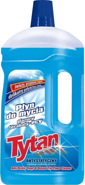 Жидкость для мытья напольной плитки из ПВХ Tytan Professional антистатическая 1 л