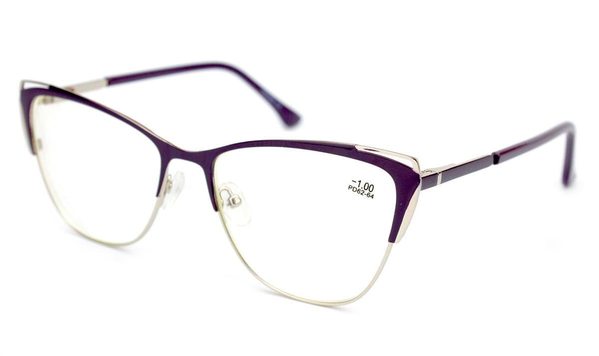 Окуляри для зору в металевій оправі Verse 320165S-C3 Blue Blocker +0,75 (4311319)