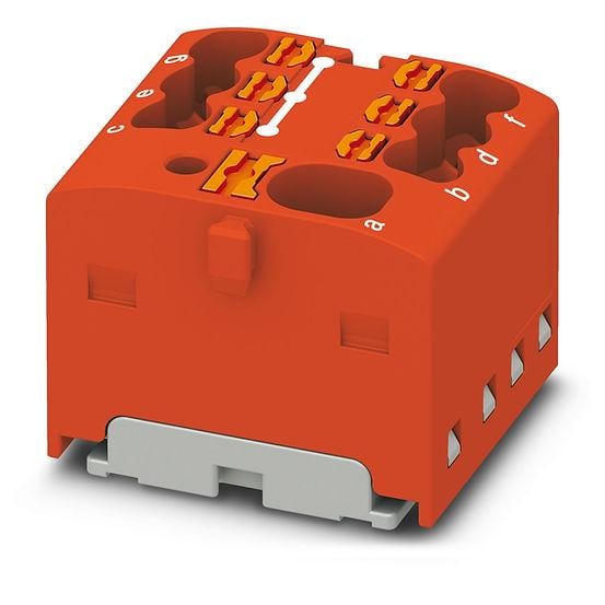 Распределительный блок Phoenix Contact PTFIX 4/6X1,5 RD 450В 17,5A Push-in Красный (1047468)