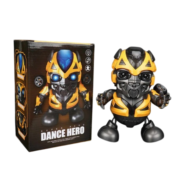 Іграшка музична Limo Toy Super toys Dance Hero BUMBLEBEE 998-1 мелодія/підсвічування/танцюючий робот Бамблбі (2618035984)