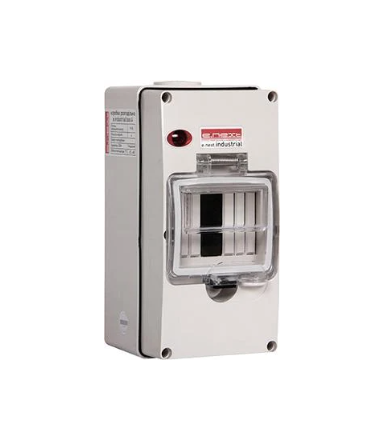 Щит распределительный E.NEXT e.industrial.box.4 4 модуля пластик 195х97х105 мм Прозрачный (i0600001)