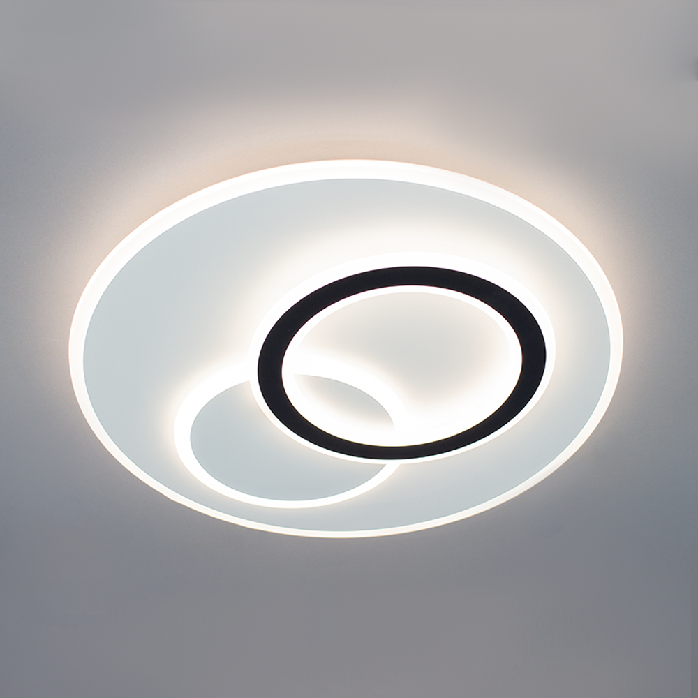 Люстра ESLLSE UNIVERSE R с пультом 80W 450x51 мм Белый (10403) - фото 1