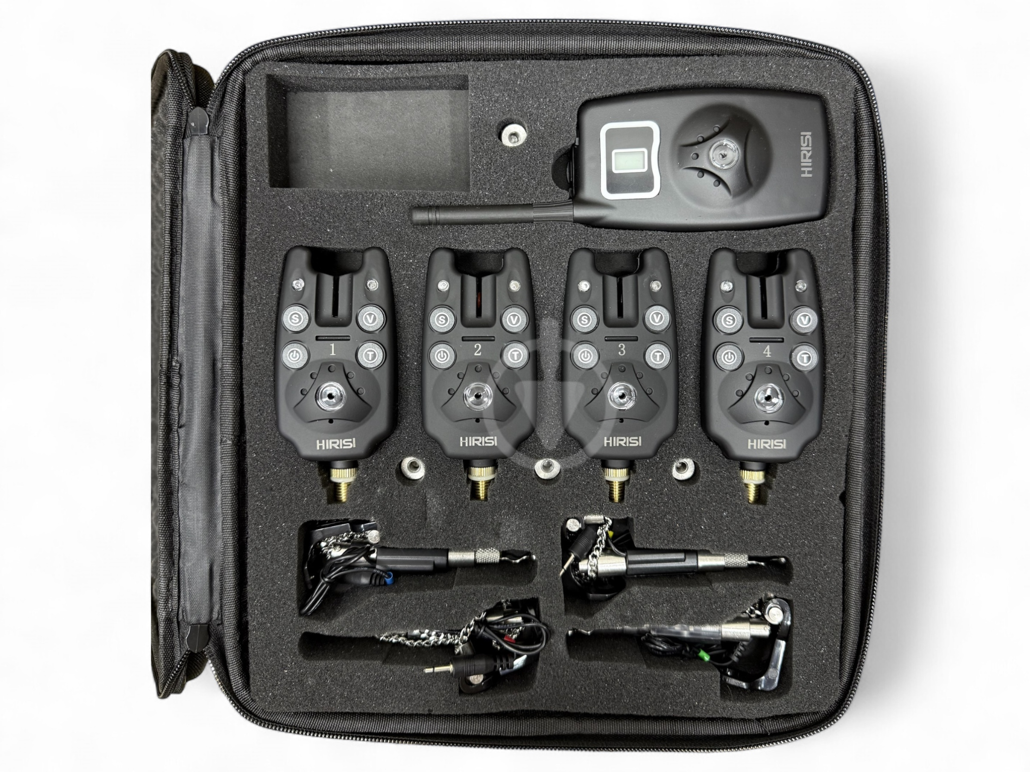 Карповые сигнализаторы поклевки с свингерами Hirisi набор 4/1 (B1203S) - фото 3 Карповые сигнализаторы поклевки с свингерами Hirisi набор 4/1 (B1203S) - фото 3