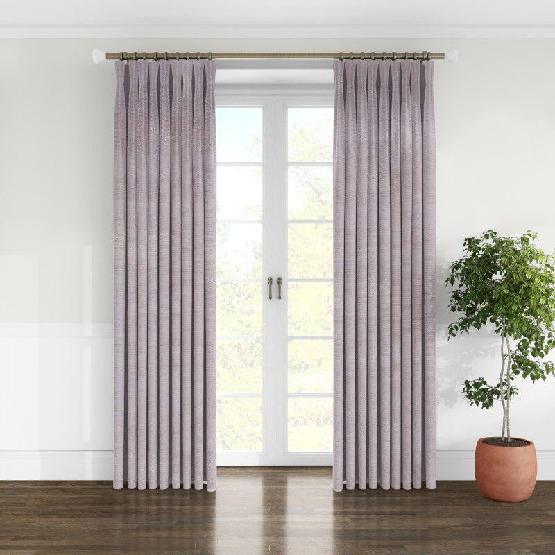 Штора микровелюр на тесьме 6 см 200х250 см Cветло-серый