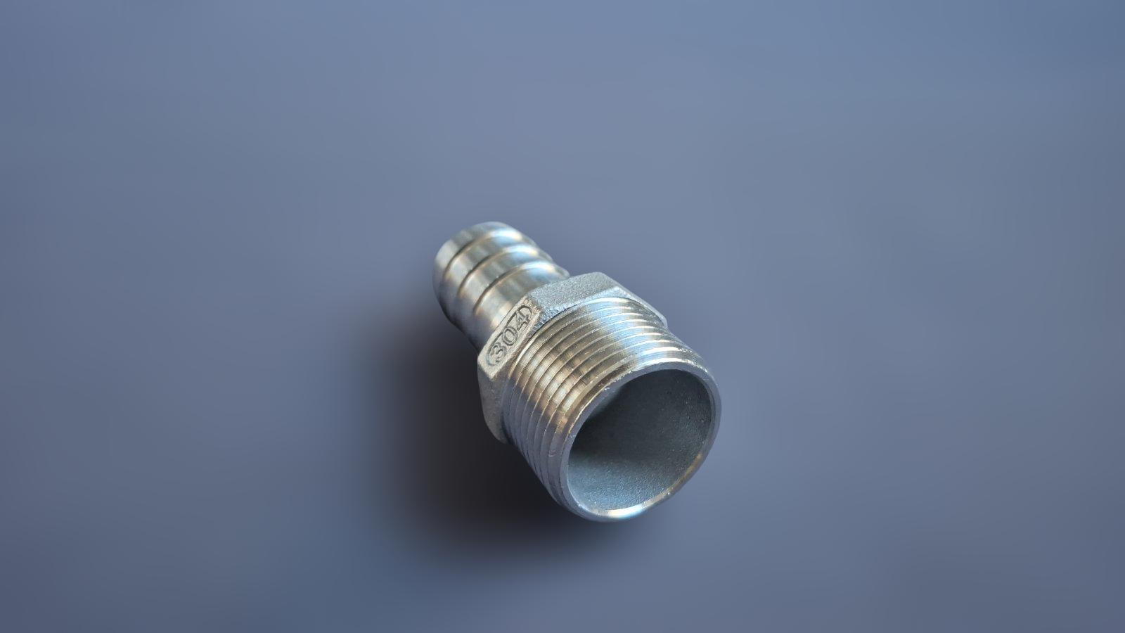 Штуцер шланговый резьбовой DN25 AISI304 BSPP елка н/ж сталь ЗР 25 мм 1" (29203186) - фото 11 Штуцер шланговый резьбовой DN25 AISI304 BSPP елка н/ж сталь ЗР 25 мм 1" (29203186) - фото 11