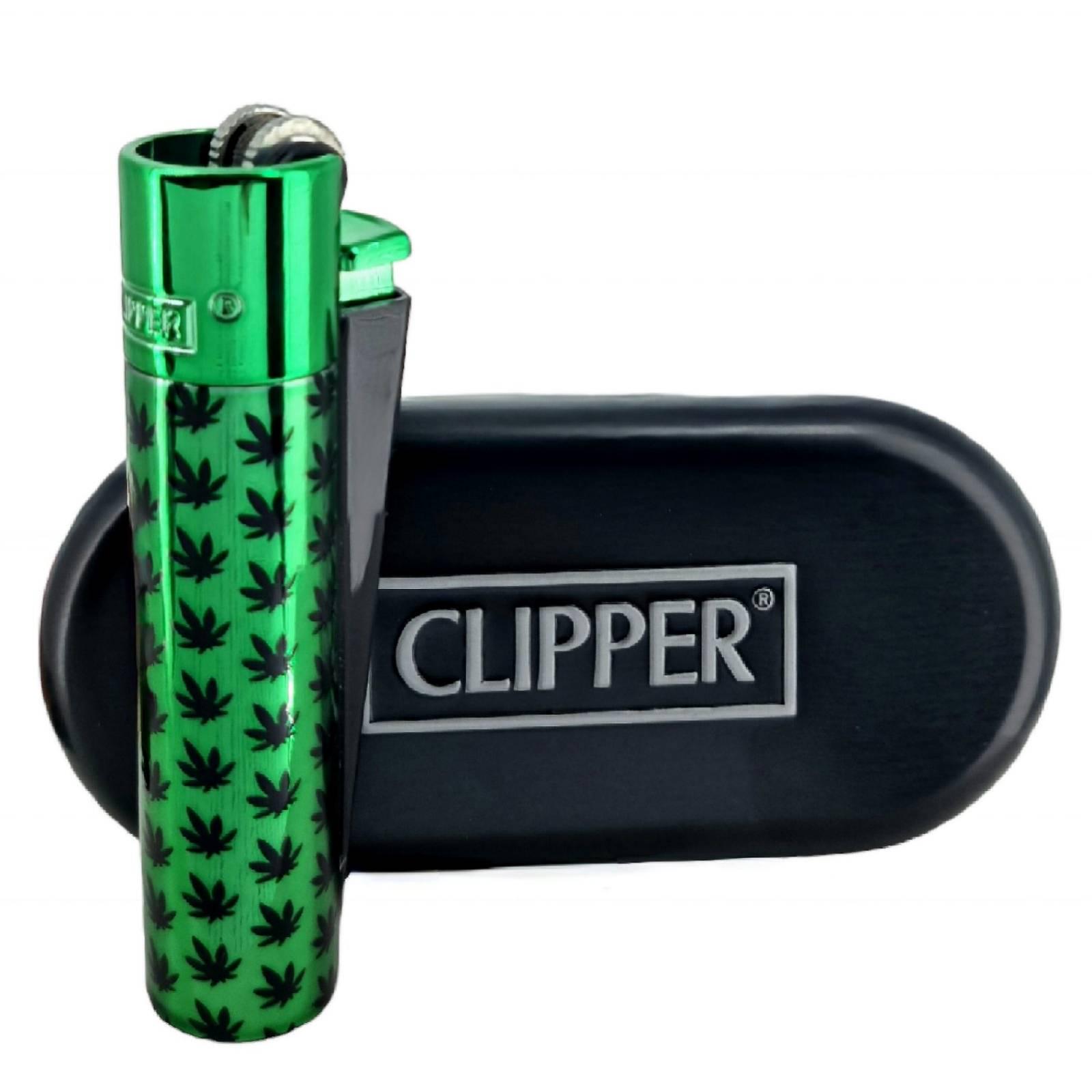 Зажигалка металлическая Clipper Rasta Green 2 (13733924)