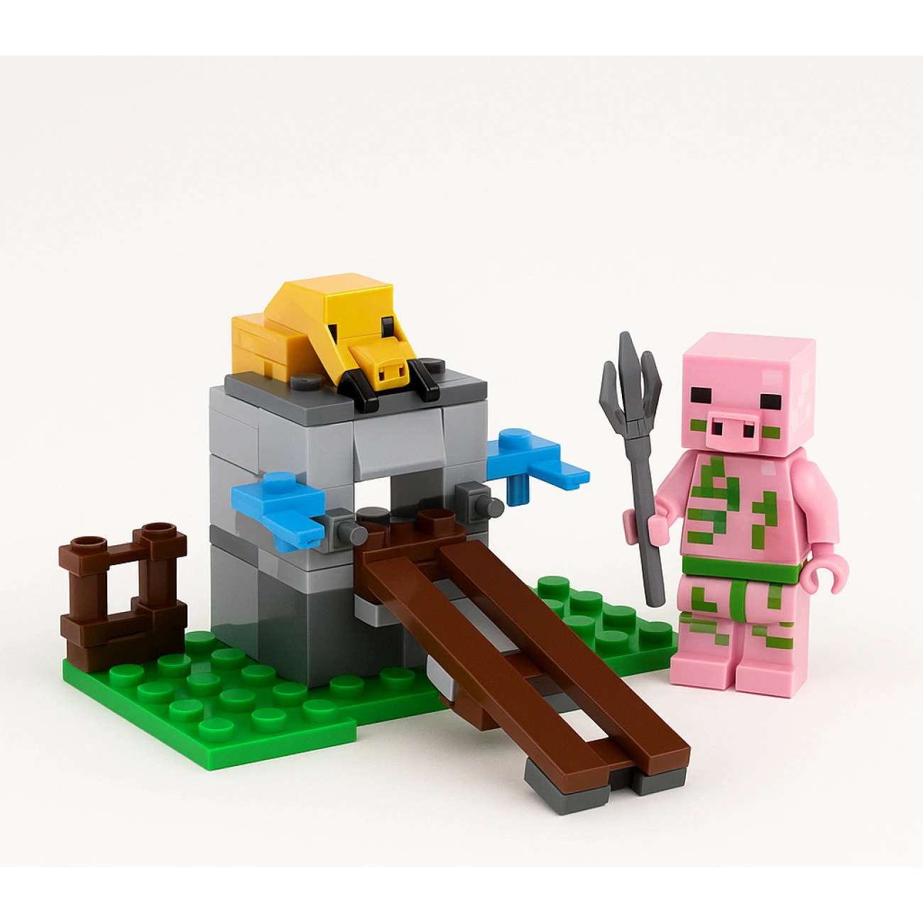 Конструктор серии Minecraft Хоглин в ловушке 40 эл. (29332380)