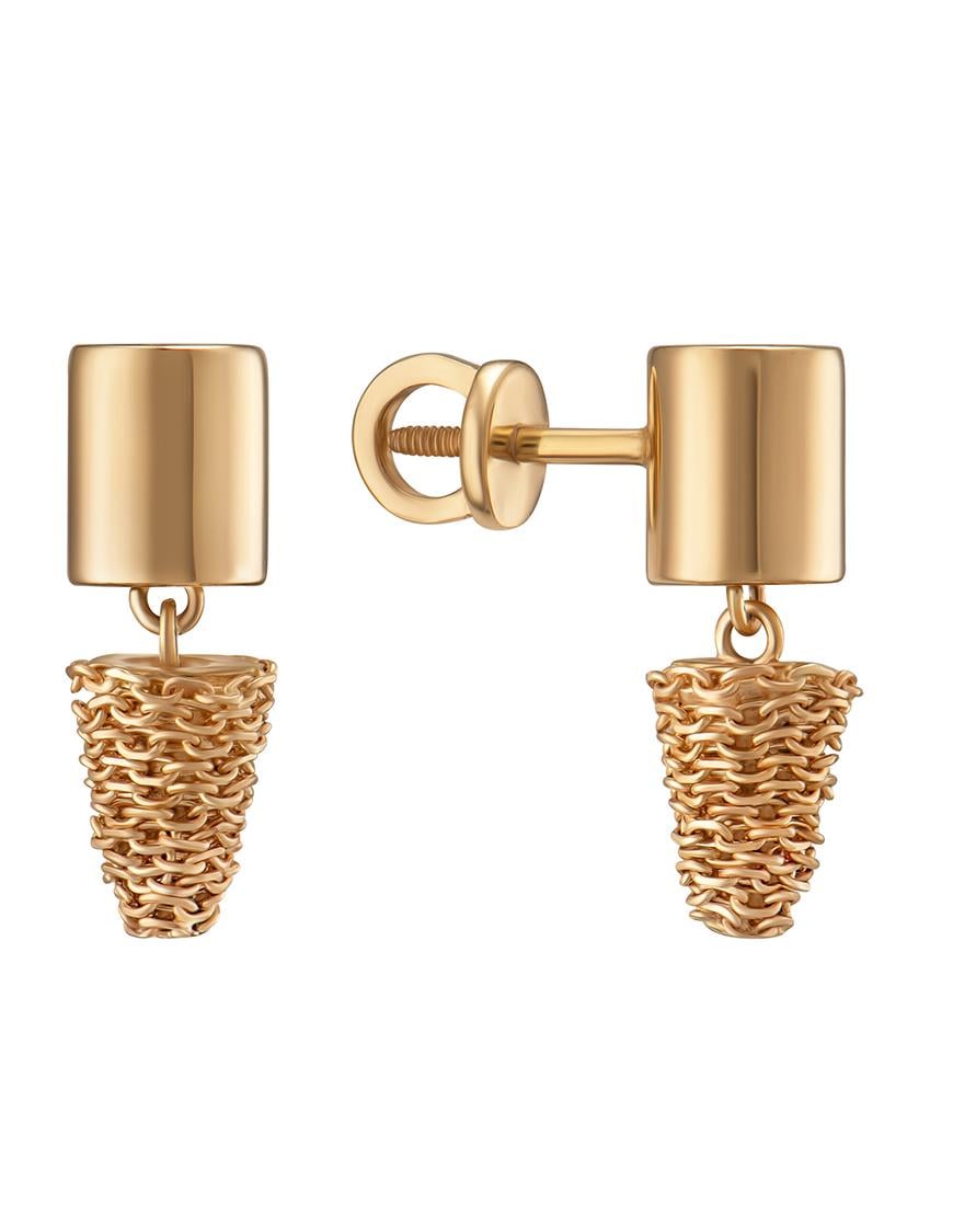 Моносережка жіноча Golden Rope four RIMMART JEWELRY золота One size