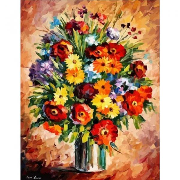 Картина по номерам Идейка Букеты Яркое настроение 40х50 см (KHO2057-mt)