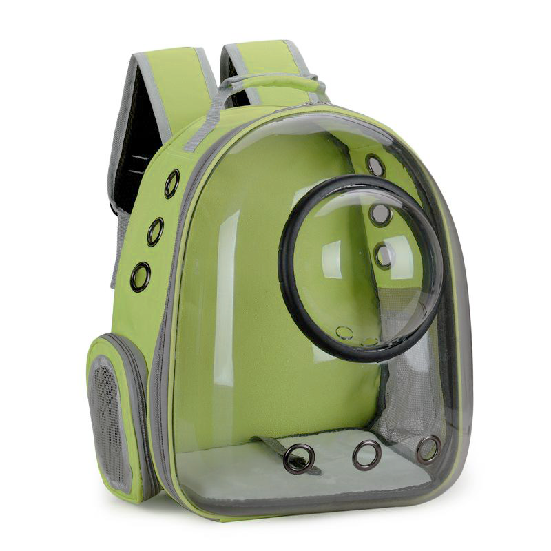 Рюкзак для перенесення домашніх тварин CosmoPet CP-101 з ілюмінатором 42х25х32см Light Green (3_07416) Рюкзак для перенесення домашніх тварин CosmoPet CP-101 з ілюмінатором 42х25х32см Light Green (3_07416)