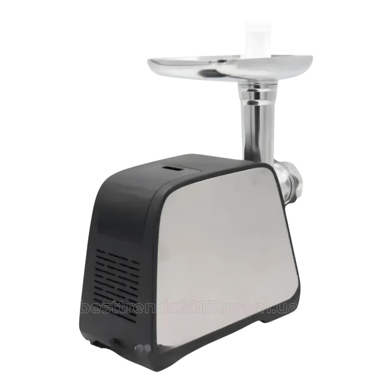 М'ясорубка шнекова Domotec MS-2028 з металевим лотком та функцією реверс 4500 Вт (є294) - фото 4 М'ясорубка шнекова Domotec MS-2028 з металевим лотком та функцією реверс 4500 Вт (є294) - фото 4