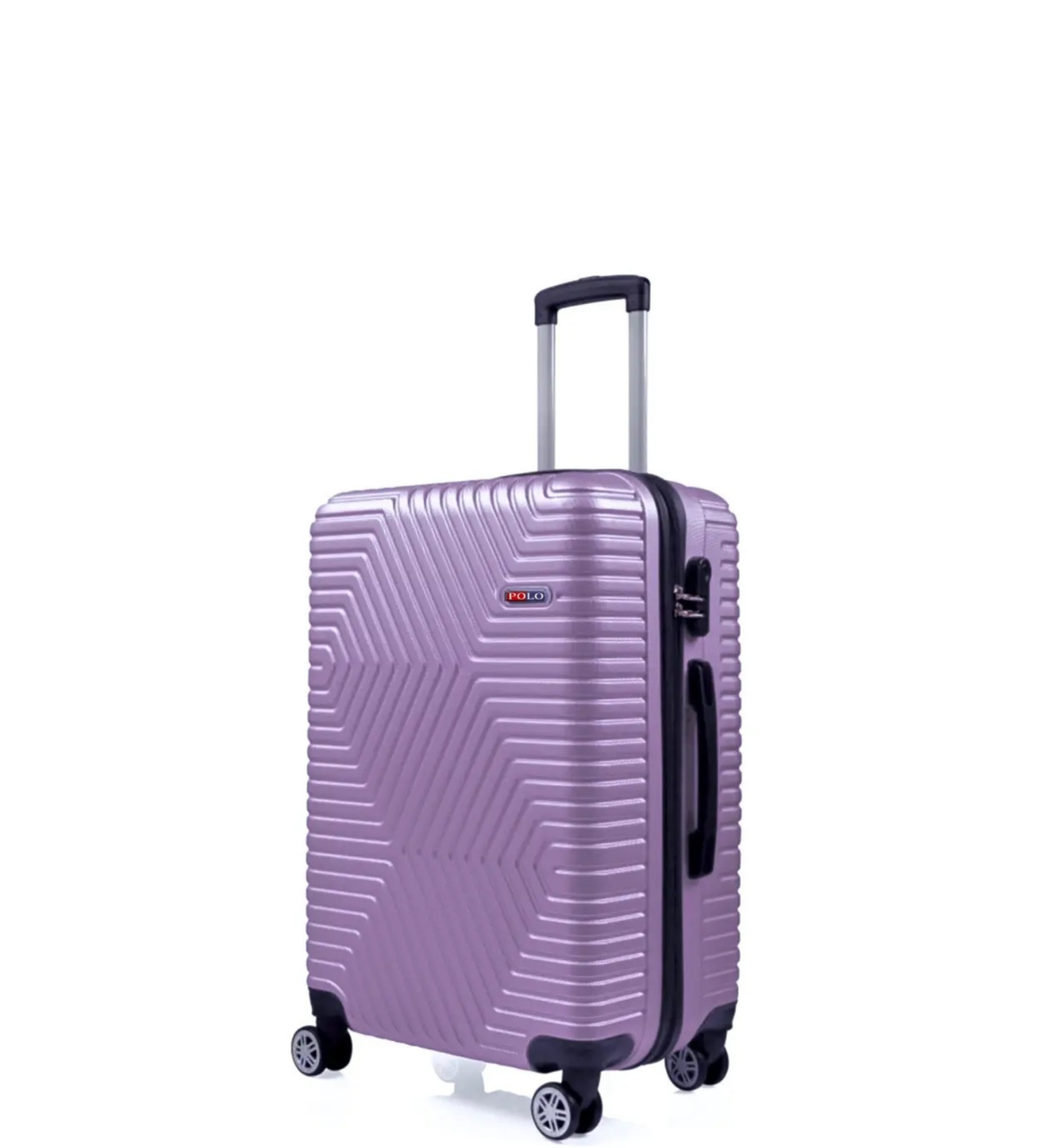 Чемодан Polo ПК013-М поликарбонат на 4-х двойных колесах средний М 70 л Лавандовый - фото 1 Чемодан Polo ПК013-М поликарбонат на 4-х двойных колесах средний М 70 л Лавандовый - фото 1