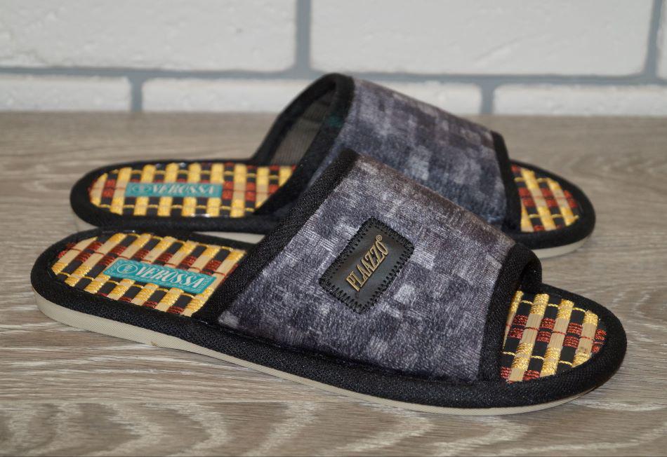 Тапочки комнатные Plaazzo 40/41 р. 26,5 см Черный (30346-4041)