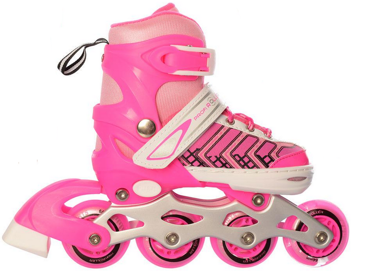 Ролики Profi A 4137-XS-Р Рожевий (27-30)