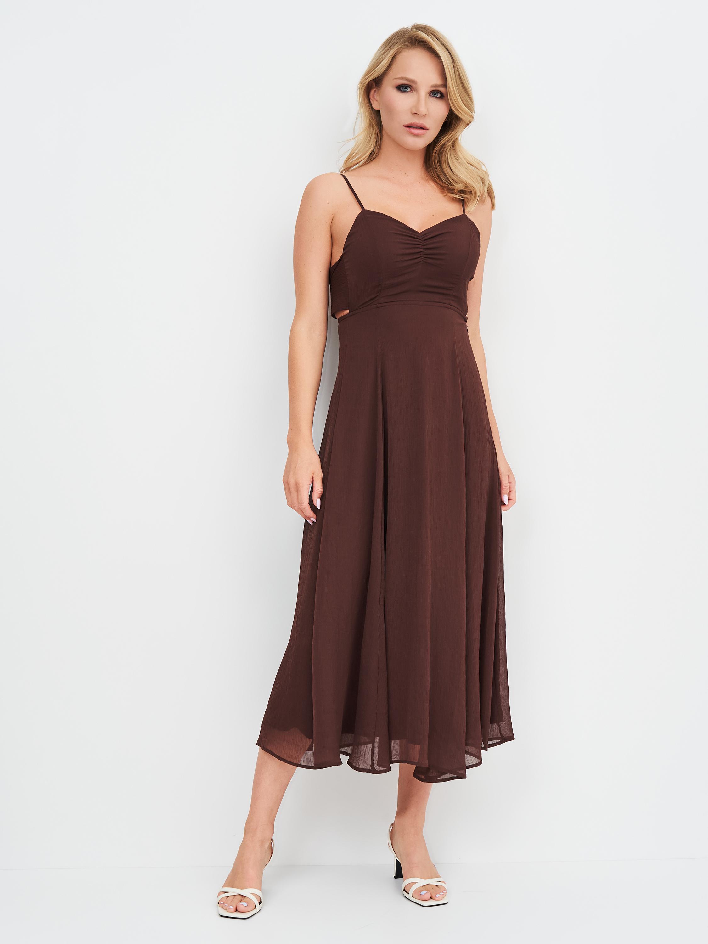 Платье H&M р. 34 Темно-коричневый (17067330779)