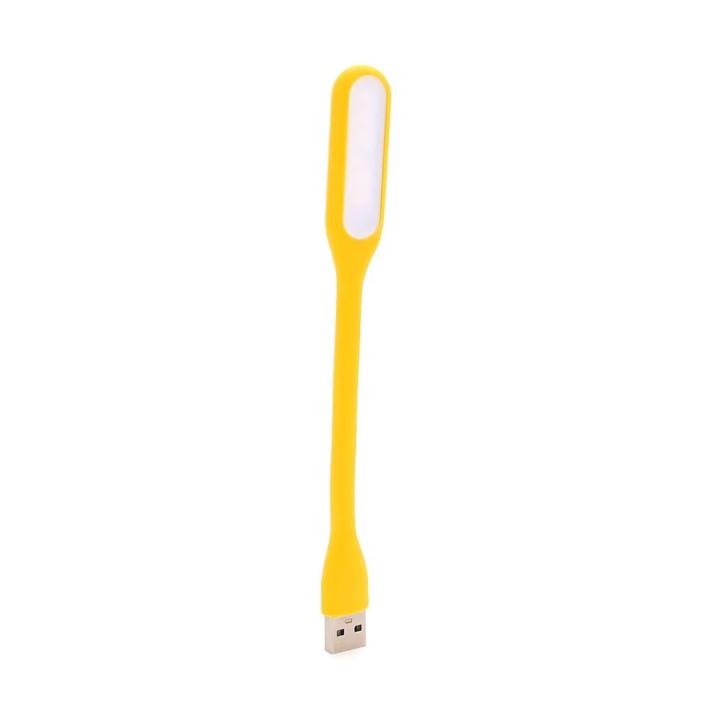 Ліхтарик гнучкий LED USB Yellow (39423)