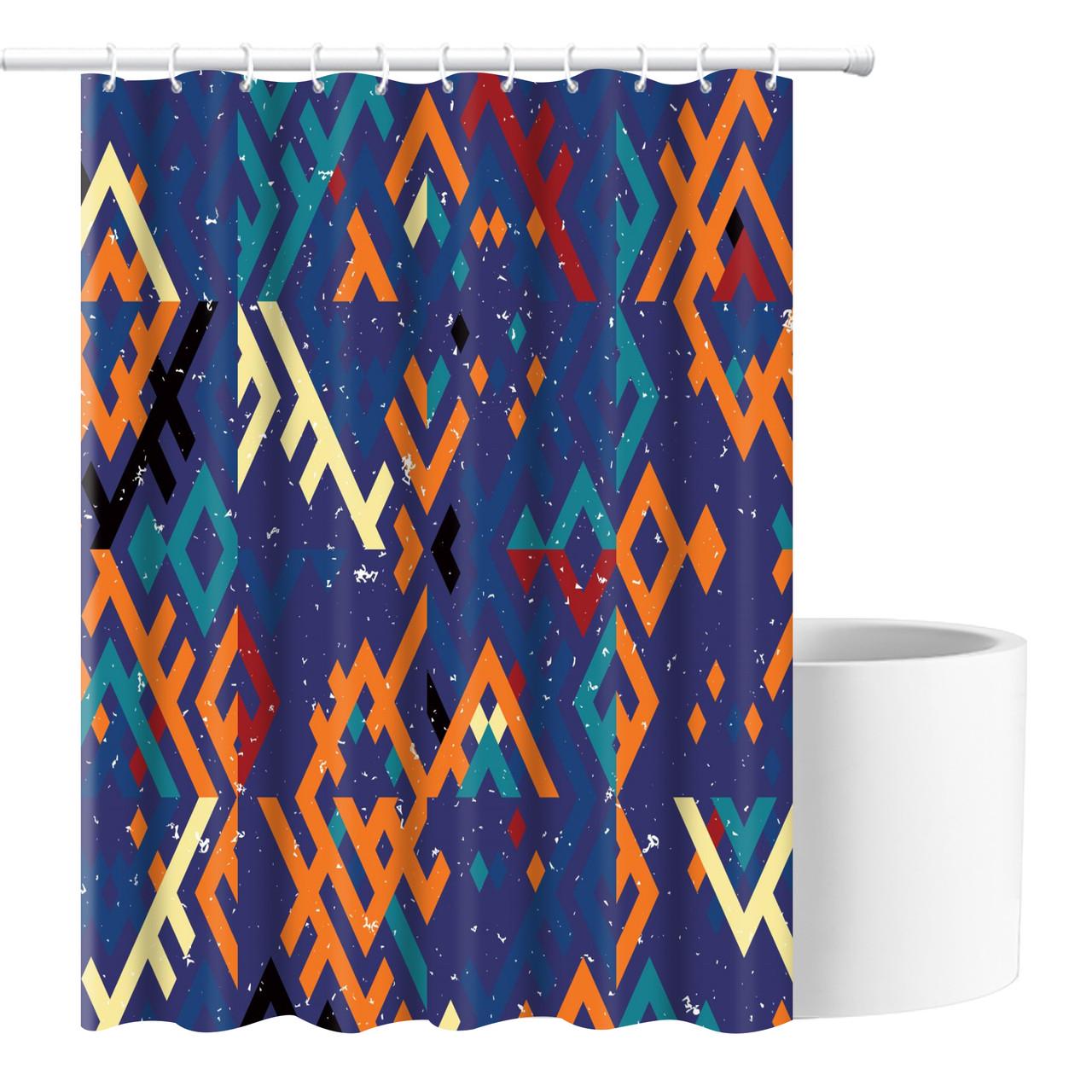 Шторка для ванної кімнати Bathlux водонепроникна з кільцями 180x180 см (1860120244) - фото 2 Шторка для ванної кімнати Bathlux водонепроникна з кільцями 180x180 см (1860120244) - фото 2