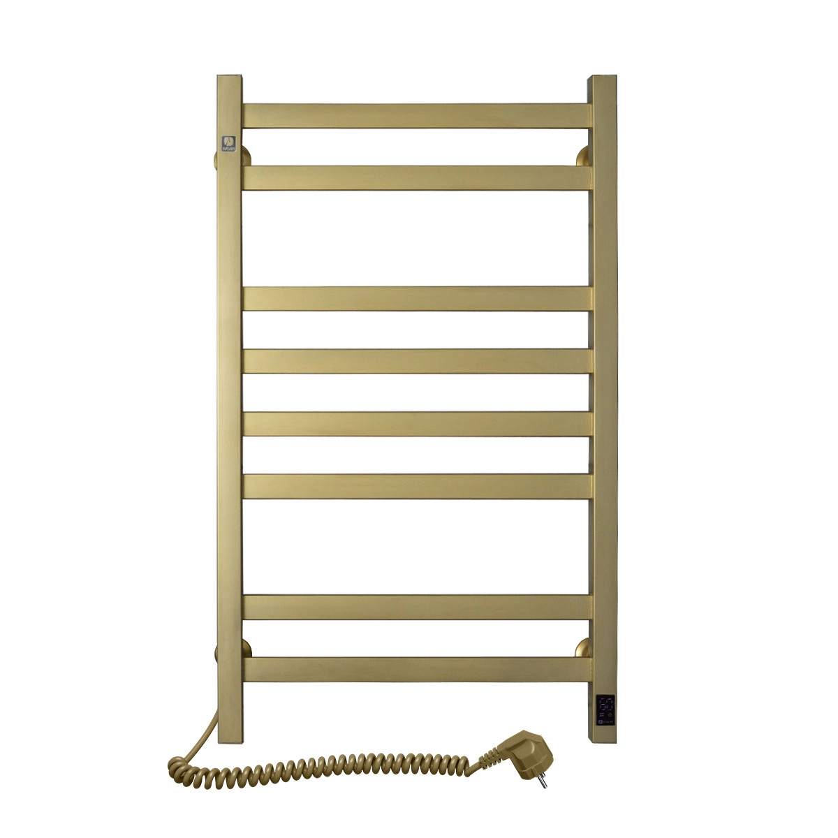 Рушникосушарка електрична NAVIN Авангард 480x800 Sensor лівобічна з таймером Золотий матовий