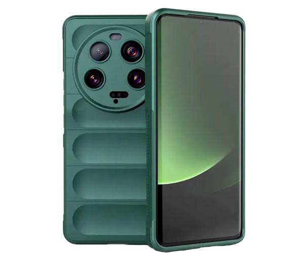 Чехол-накладка Ricco Phantom Shield для Xiaomi 13 Ultra с защитой при падении Зелёный