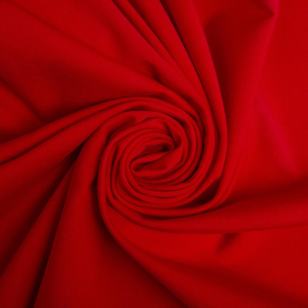 Ткань трикотаж Прага V-26 525 гр/м2 Красный (23411)